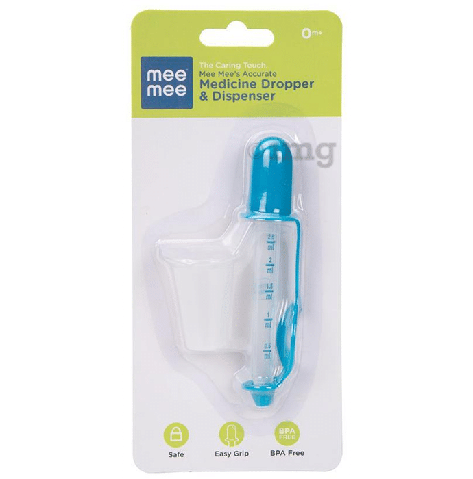 Mee Mee Accurate Medicine Dropper and Dispenser Blue