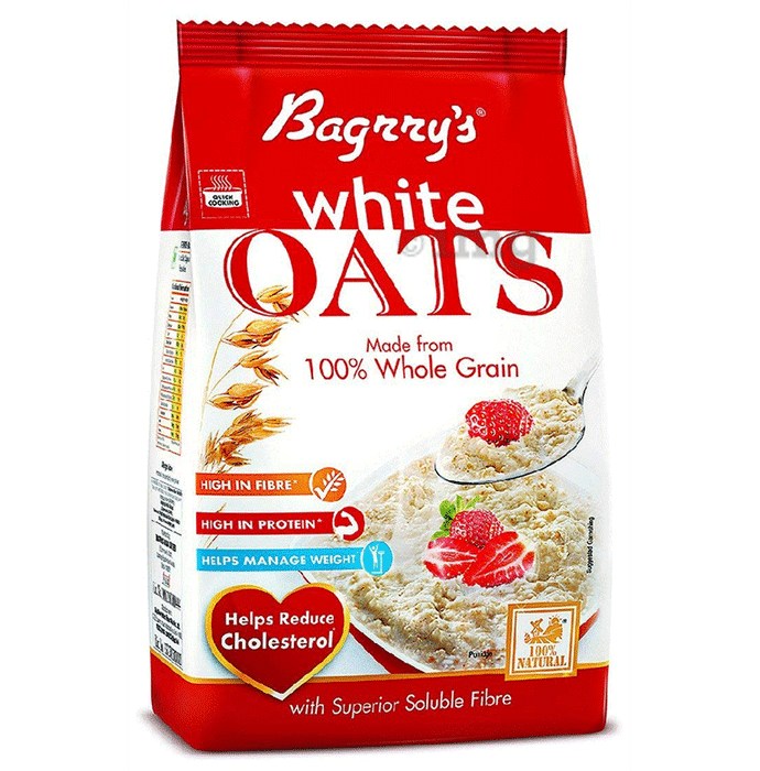 Bagrry's White Oats for Weight Management & Cholesterol Reduction