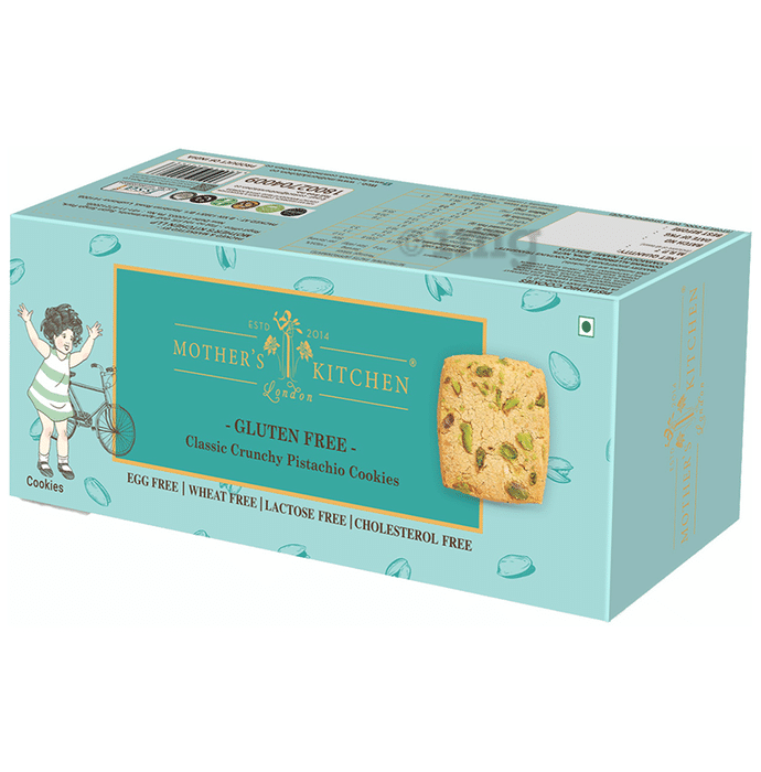 Mother's Kitchen Gluten Free Classic Crunchy Cookie Pistachio Pack of 4