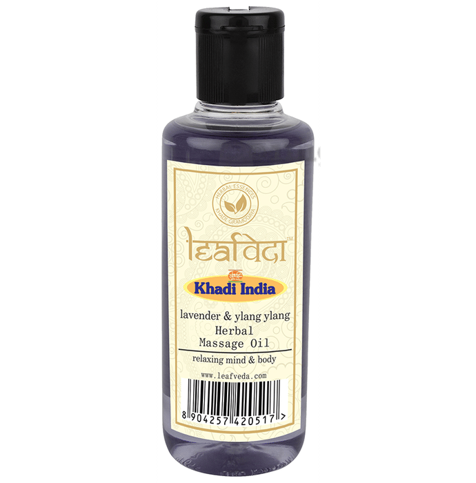 Khadi Leafveda Lavender & Ylang Ylang Herbal Massage Oil