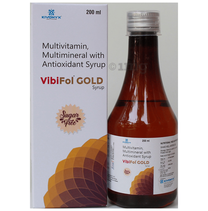 Vibifol Gold Syrup (Sugar Free)