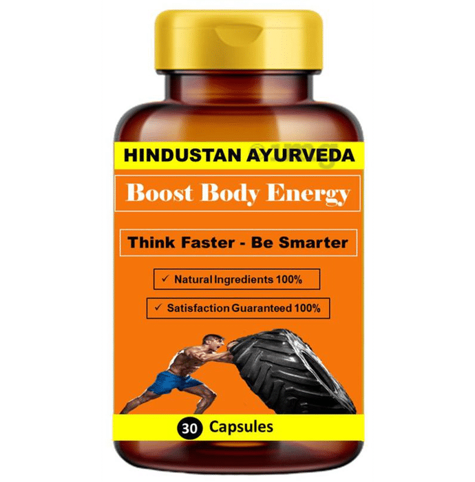 Hindustan Ayurveda Boost Body Energy Capsule