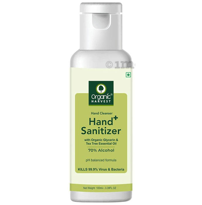 Organic Harvest Hand Cleanser Hand+ Sanitizer (100ml Each)