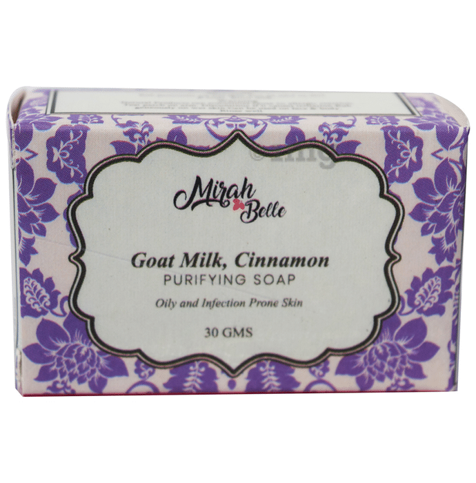 Mirah Belle Goat Milk, Cinnamon Purifying Soap
