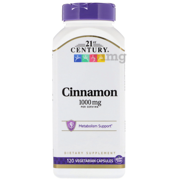 21st Century Cinnamon 500mg Vegetarian Capsules