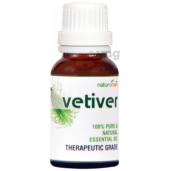 Naturoman Vetiver Pure and Natural Essential Oil