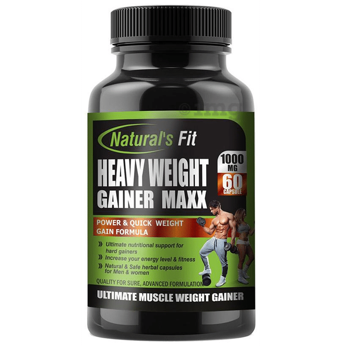 Natural's Fit Heavy Weight Gainer Maxx 1000mg Capsule