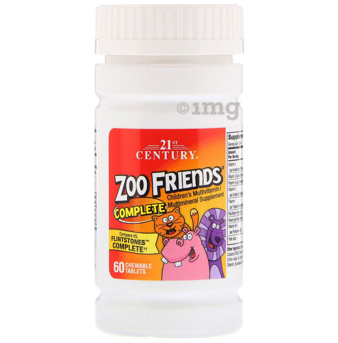 21st Century Zoo Friends Complete Children's Multivitamin/Multimineral Chewable Tablet
