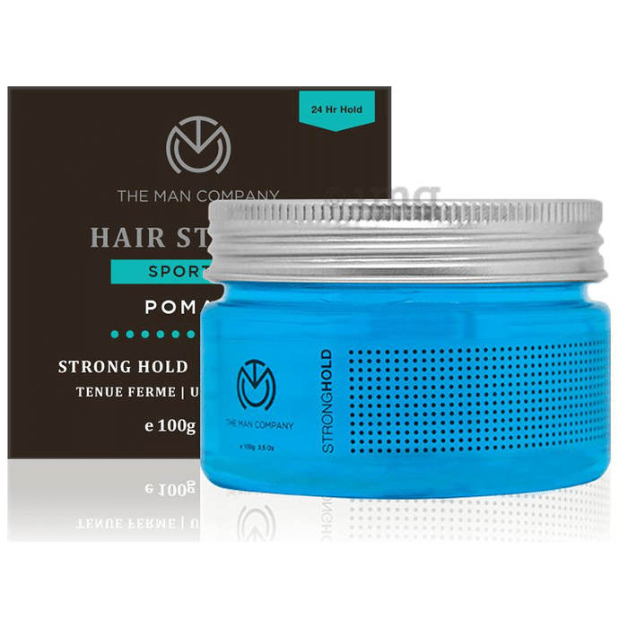 The Man Company Sportivo Hair Styling Pomade Strong Hold: Buy jar of 100 gm  Wax at best price in India | 1mg