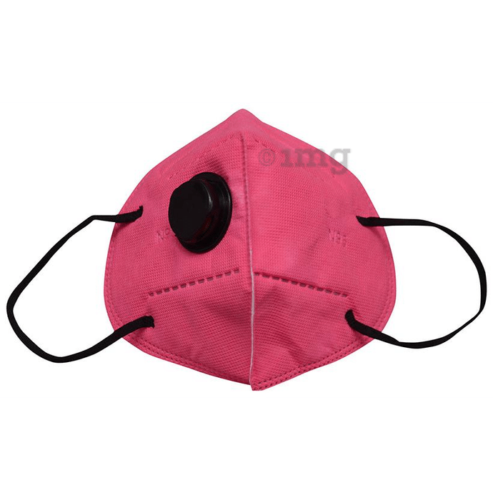 Lion Shield N95 PM2.5 Hepa-Mask free Comfort Band Pink