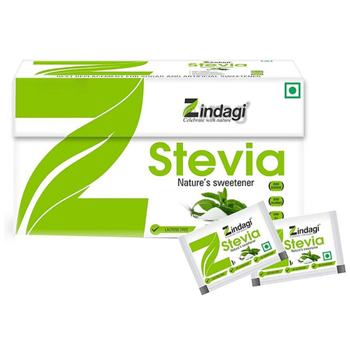 Zindagi Stevia Nature's Sweetener Sachet for Diabetics