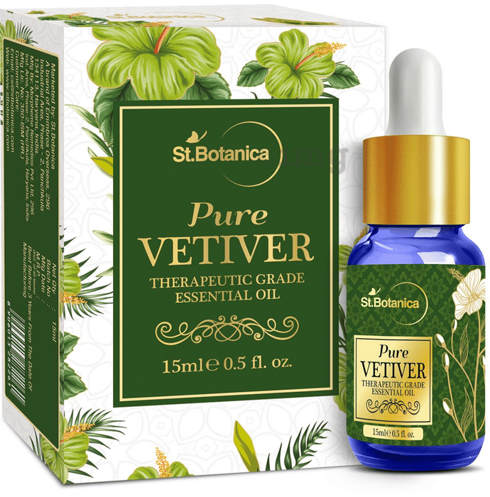St.Botanica Vetiver Pure Essential Oil