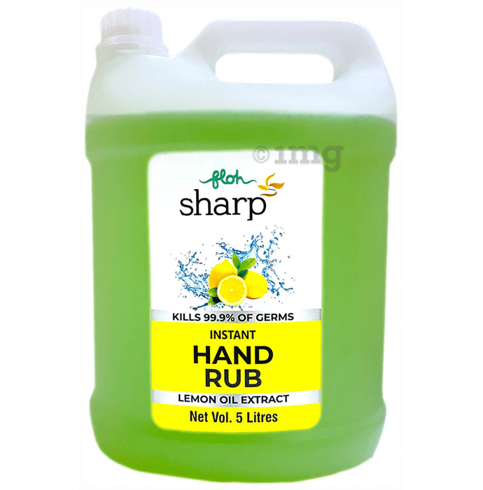 FLOH Lemon Oil Extract Sharp Instant Hand Rub Sanitizer