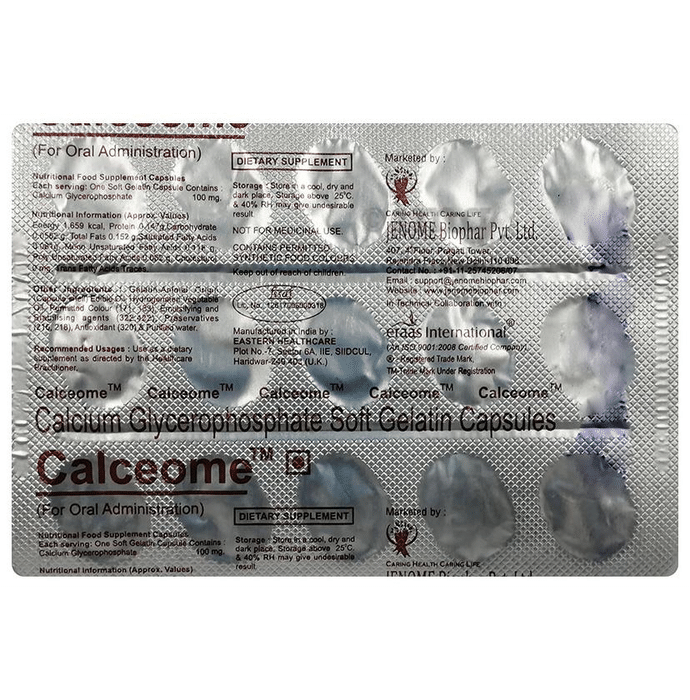 Calceome Soft Gelatin Capsule