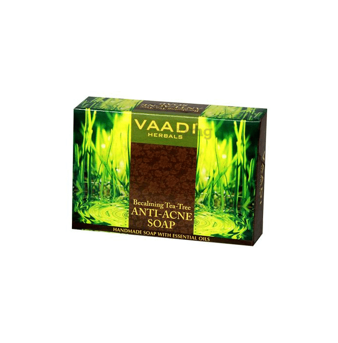 Vaadi Herbals Super Value Pack of 6 Becalming Tea Tree Soap Anti-Acne Therapy(75gm Each)