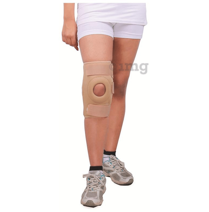 Wellon Dynamic Knee Support Hinged- Open Patella 12 Inches KS 05 Small