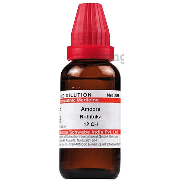 Dr Willmar Schwabe India Amoora Rohituka Dilution 12 CH