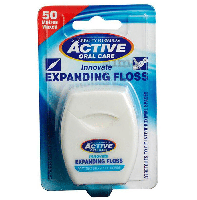 Beauty Formulas Active Oral Care Innovate Expanding Floss 50 Metres Waxed