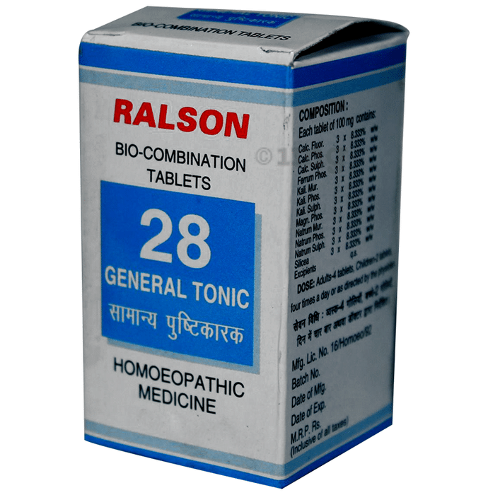 Ralson Remedies Bio-Combination 28 Tablet