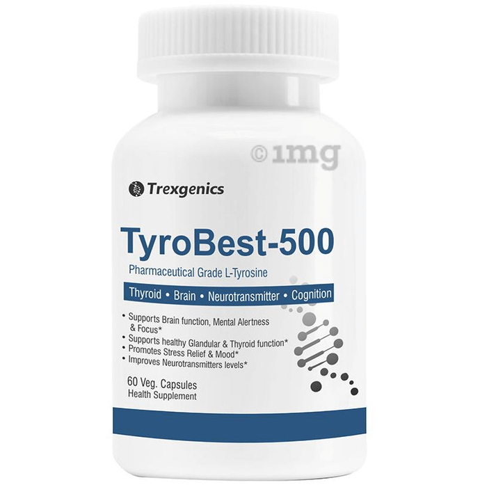 Trexgenics TyroBest 500 L-Tyrosine Veg Capsule
