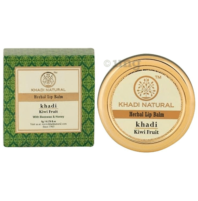 Khadi Naturals Herbal Lip Balm Kiwi Fruit