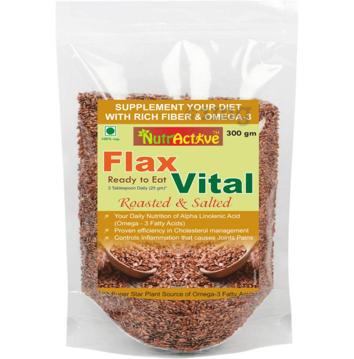 NutrActive Flax Vital Roasted & Salted Flaxseed