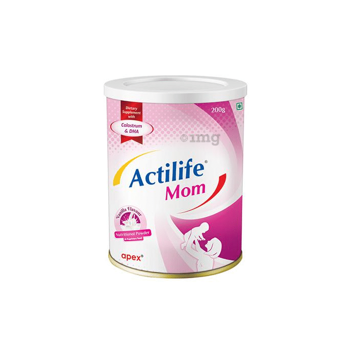Actilife Mom Supplement with Colostrum & DHA | Flavour Powder Vanilla