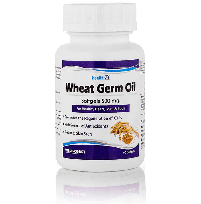 HealthVit Wheat Germ Oil 500mg Softgels