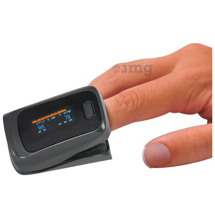 Niscomed Fingertip Pulse Oximeter Black