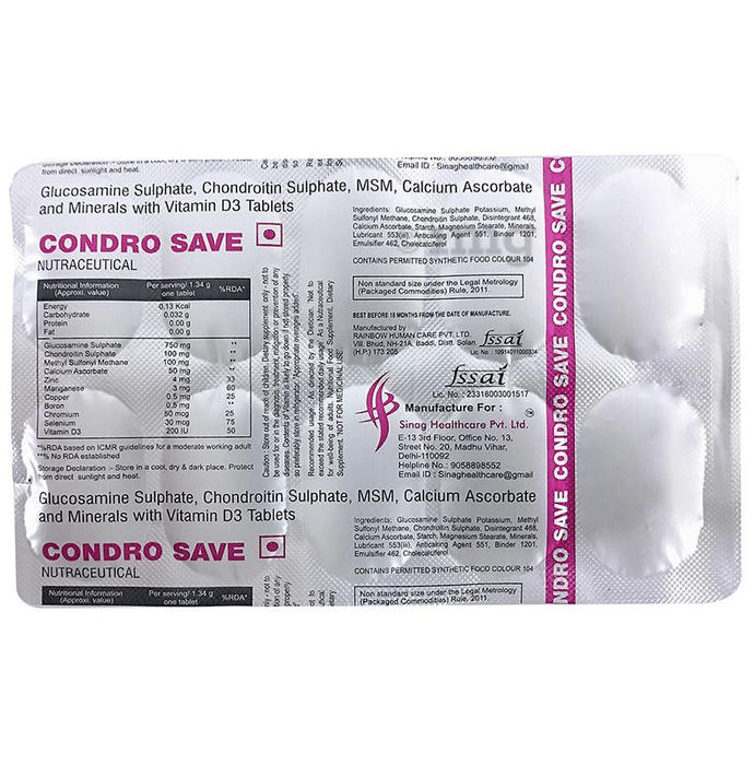Condro Save Tablet