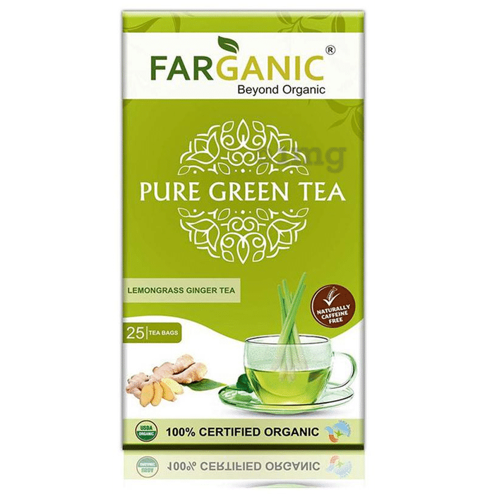 Farganic Pure Green Tea Lemongrass Ginger