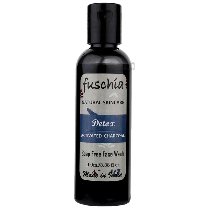 Fuschia Detox Activated Charcoal Soap Free Face Wash