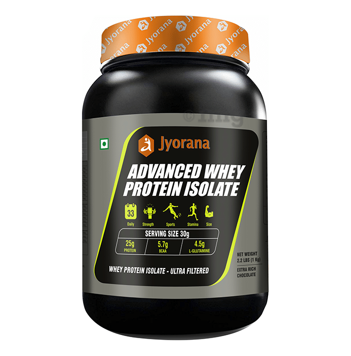 Jyorana Advanced Whey Protein Isolate Extra Rich Chocolate
