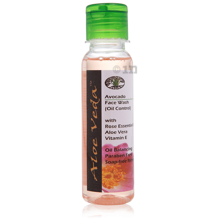 Aloe Veda Avocado and Wild Rose (Oil Control) Face Wash
