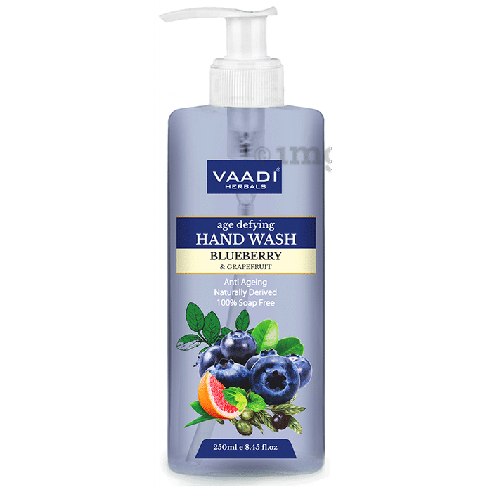 Vaadi Herbals Age Defying Hand Wash Blueberry and Grapefruit