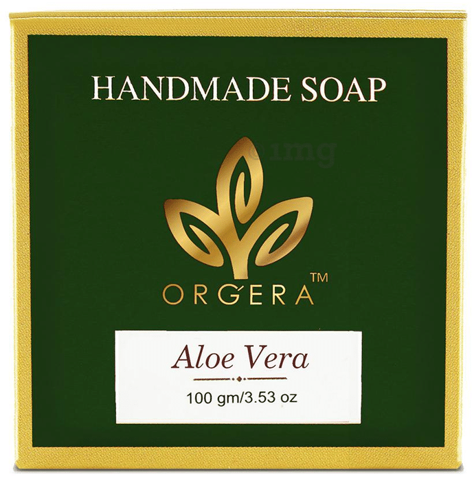 Orgera Sulfate Free Sugar Handmade Aloevera Soap