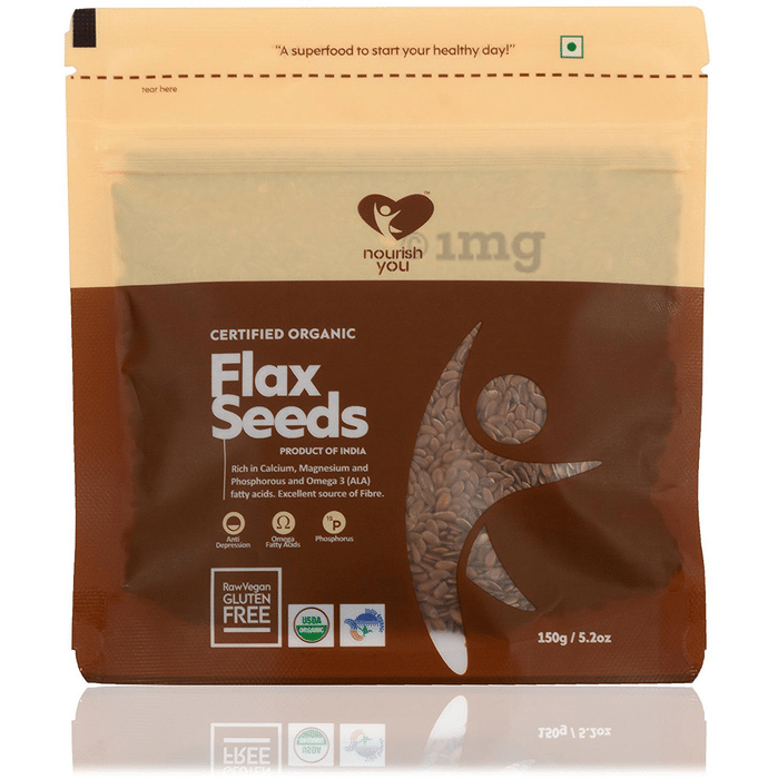 Nourish You Flax Seeds Gluten Free Pack of 2