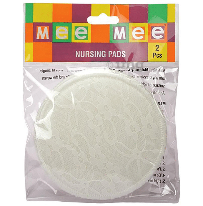 Mee Mee Washable Cotton Maternity Breast Pads Cream