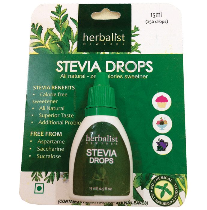 Herbalist Stevia, Zero Calorie, Natural, Herbal Sugarfree Liquid