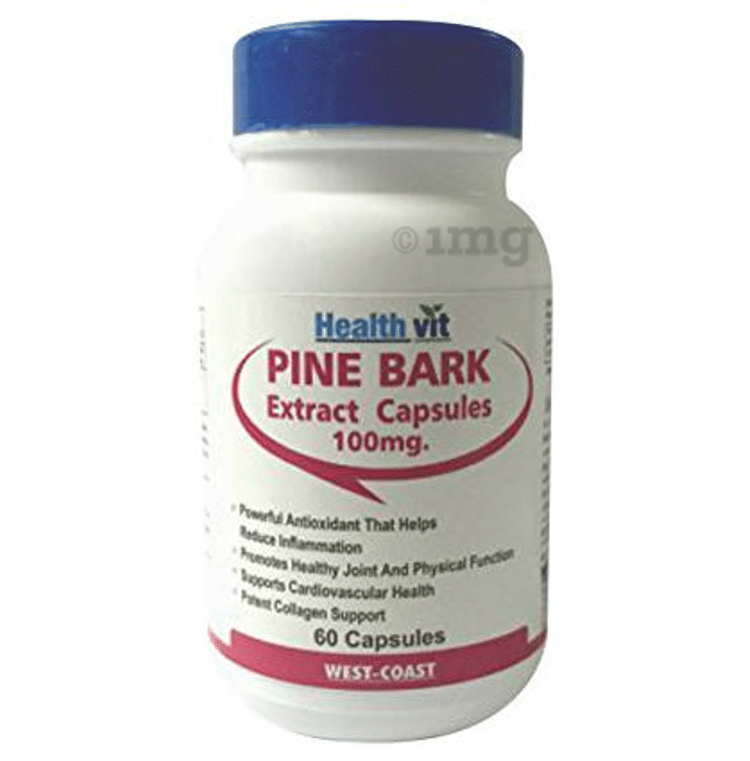 HealthVit Pine Bark 100mg Capsule