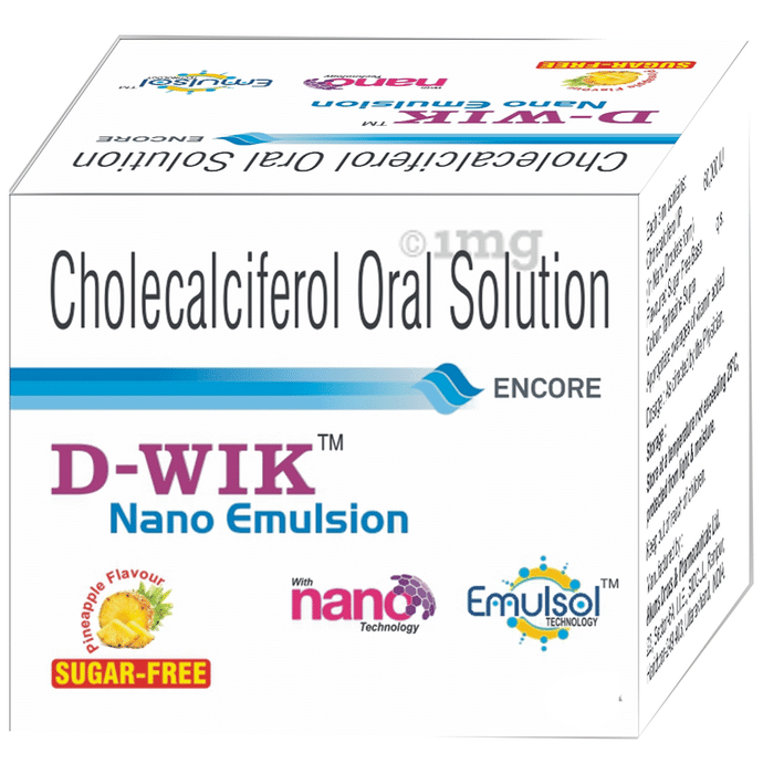 D-Wik Nano Emulsion Pineapple Sugar Free
