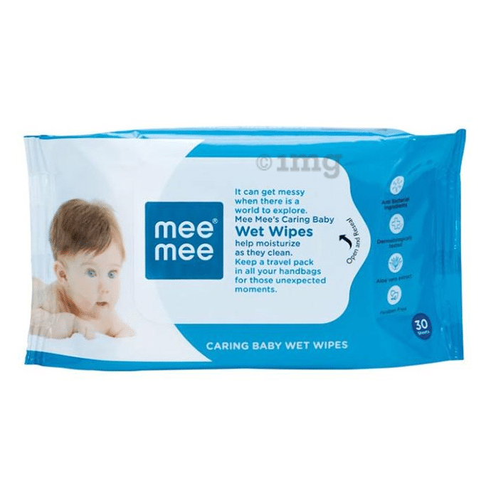 Mee Mee Caring Baby Wet Wipes with Aloe Vera |