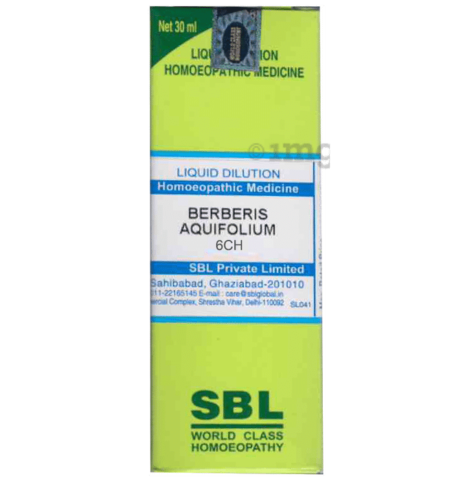 SBL Berberis Aquifolium Dilution 6 CH