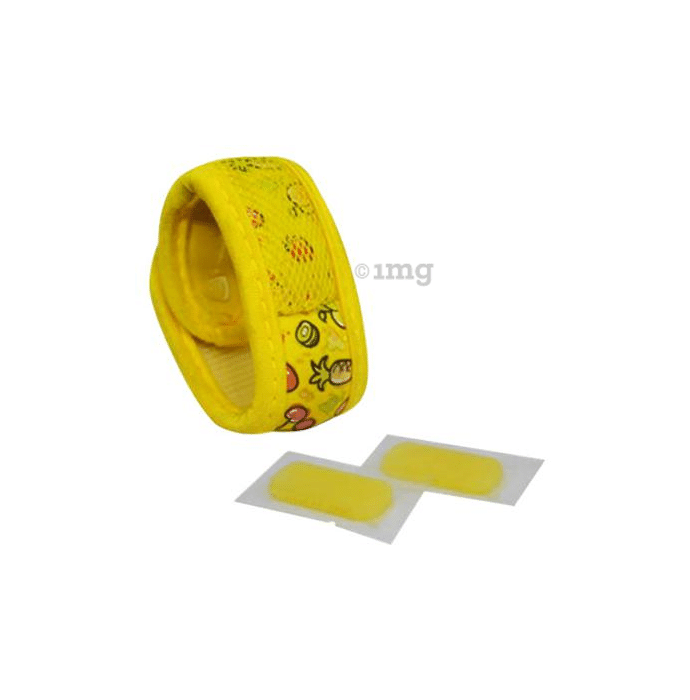 Safe-O-Kid Fruit Ninza Anti-Mosquito Band with 2 Refills and Free 6 Anti Mosquito Patches / Stickers