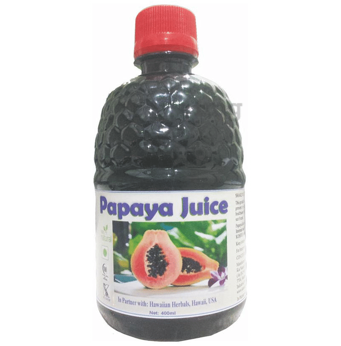Hawaiian Herbals Papaya Juice with Papaya Drops 30ml Free