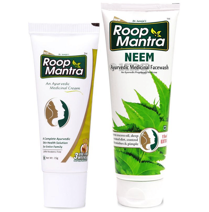 Roop Mantra  Combo Pack of Face Cream 15gm & Neem Face Wash 115ml