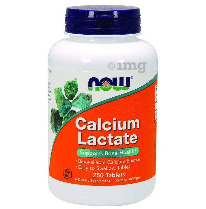Now Foods Calcium Lactate Tablet