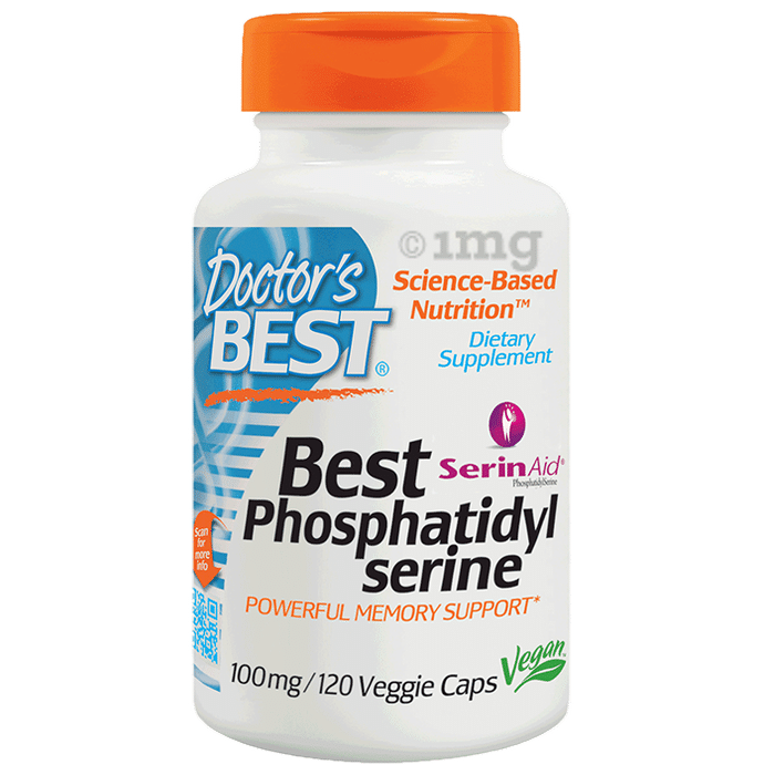 Doctor's Best Best Phosphatidyl Serine 100mg Veggie Capsule | For Memory Support