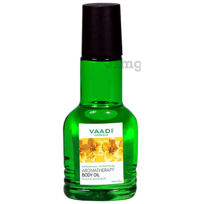 Vaadi Herbals Aromatherapy Body Oil-Lemongrass & Lily Oil