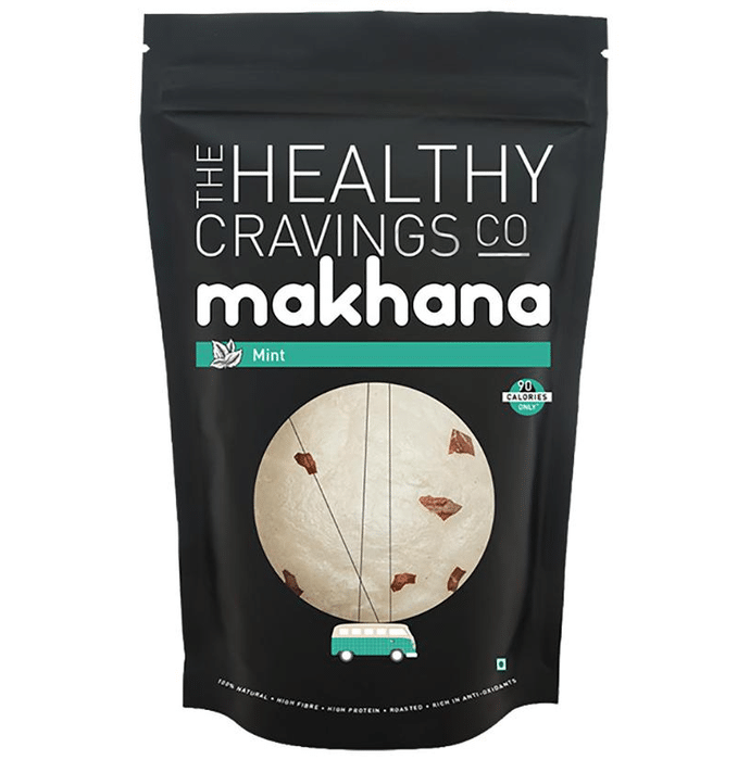 The Healthy Cravings Co Roasted Makhana (45gm Each) Mint